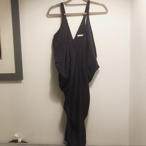 HELMUT LANG - Silk Draped Dress